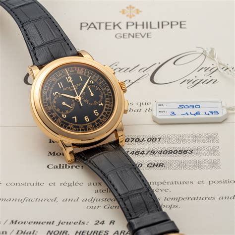 Patek Philippe watch black dial